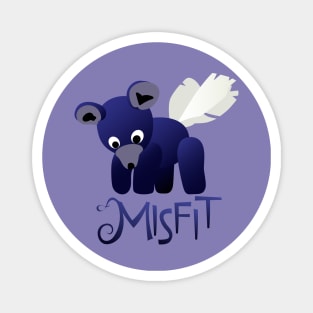 Misfit - Winged Bear Magnet